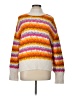 Zara Color Block Orange Pullover Sweater Size L - photo 1