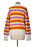Zara Color Block Orange Pullover Sweater Size L - photo 2