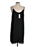 Alya 100% Polyester Solid Black Casual Dress Size S - photo 2