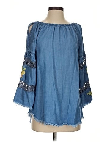 Sharon Young 3/4 Sleeve Blouse (view 1)