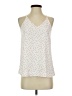Madison 100% Polyester White Sleeveless Top Size XS - photo 1