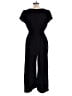 Unbranded 100% Polyester Solid Black Jumpsuit Size L (estimated) - photo 2