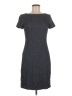 Theory 100% Polyester Tweed Gray Casual Dress Size 6 - photo 1
