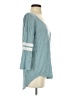 SO Teal 3/4 Sleeve Top Size S - photo 4