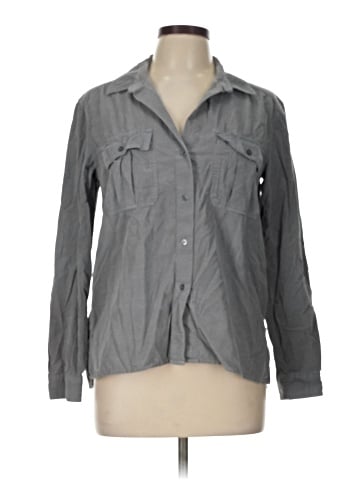 James Perse Long Sleeve Button-Down Shirt (view 1)