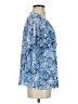 Allison Daley 100% Polyester Blue 3/4 Sleeve Blouse Size P (petite) - photo 4