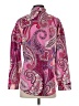 Shein Paisley Pink Long Sleeve Blouse Size S - photo 2