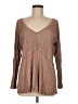 Pol Brown Long Sleeve Top Size M - photo 1