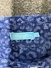 J. McLaughlin 100% Spandex Polka Dots Blue Long Sleeve Button-Down Shirt Size S - photo 7