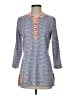 J. McLaughlin Blue 3/4 Sleeve Blouse Size S - photo 1