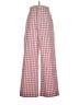 Zara Checkered-gingham Pink Casual Pants Size XS - photo 1