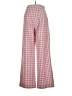 Zara Checkered-gingham Pink Casual Pants Size XS - photo 2