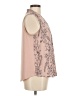 Worthington 100% Polyester Pink Sleeveless Blouse Size M (petite) - photo 4