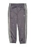 Adidas 100% Polyester Stars Silver Track Pants Size 6 - photo 1