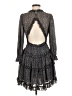 Saints + Secrets Polka Dots Black Cocktail Dress Size M - photo 2