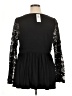Torrid Black Long Sleeve Blouse Size 1X Plus (1) - photo 2