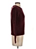 True Craft Solid Burgundy Pullover Sweater Size S - photo 4