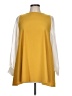 Alythea 100% Polyester Color Block Yellow 3/4 Sleeve Blouse Size L - photo 1