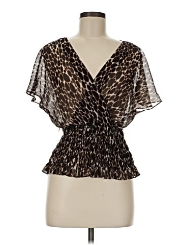 Worthington Short Sleeve Blouse (view 1)