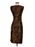 New Directions Animal Print Brown Cocktail Dress Size 4 - photo 2