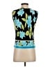 Plisse Teal Sleeveless Top Size S - photo 2