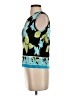 Plisse Teal Sleeveless Top Size S - photo 5
