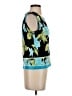 Plisse Teal Sleeveless Top Size S - photo 4