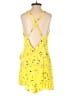 Free People 100% Rayon Yellow Romper Size 4 - photo 2