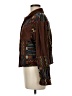 Shein 100% Polyester Graphic Brown Jacket Size 6 - photo 5