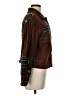 Shein 100% Polyester Graphic Brown Jacket Size 6 - photo 4