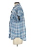 Cloth & Stone Plaid Blue Short Sleeve Button-Down Shirt Size S - photo 5