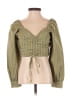 Levi's 100% Cotton Green 3/4 Sleeve Blouse Size XS - photo 1