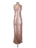 Love Reign Metallic Silver Gold Cocktail Dress Size 5 - photo 1
