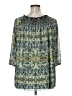 Assorted Brands Green 3/4 Sleeve Blouse Size XL - photo 2