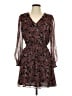 MSK Paisley Burgundy Casual Dress Size L (petite) - photo 1