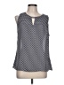 Laundry by Shelli Segal 100% Polyester Blue Sleeveless Blouse Size L - photo 1