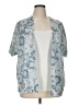 Torrid 100% Polyester Blue Cardigan Size 1X Plus (1) - photo 1