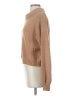 Something Navy Solid Tan Turtleneck Sweater Size XS - photo 5