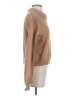 Something Navy Solid Tan Turtleneck Sweater Size XS - photo 4