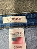 Vibrant M.I.U Hearts Blue Jeans Size 25 waist - photo 7