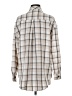 Unbranded Plaid Ivory Long Sleeve Blouse Size S - photo 2