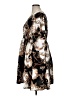 Shein Curve 100% Polyester Print Black Casual Dress Size 16 Plus (2) - photo 5