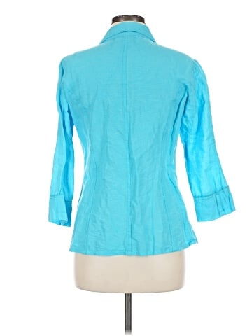 Solitaire 3/4 Sleeve Button-Down Shirt (view 2)