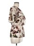 Sienna Sky 100% Polyester Ivory Short Sleeve Blouse Size M - photo 4