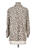 Seafolly Animal Print Brown 3/4 Sleeve Blouse Size S - photo 2