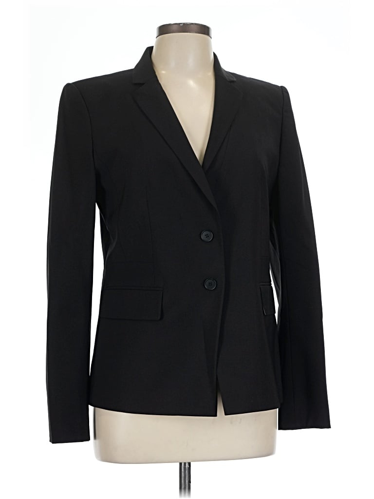 Pre-owned Ann Taylor Blazer Jacket In Black