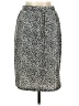 Tickled Teal Animal Print Gray Casual Skirt Size L - photo 1