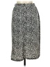 Tickled Teal Animal Print Gray Casual Skirt Size L - photo 2