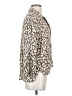 Seafolly Animal Print Brown 3/4 Sleeve Blouse Size S - photo 4
