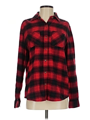 a.n.a. A New Approach Long Sleeve Button-Down Shirt (view 1)